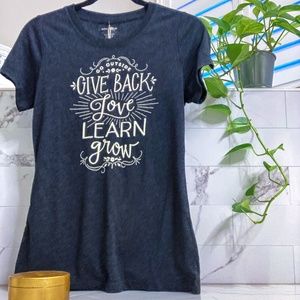 Grey Natural Life Graphic Tee
